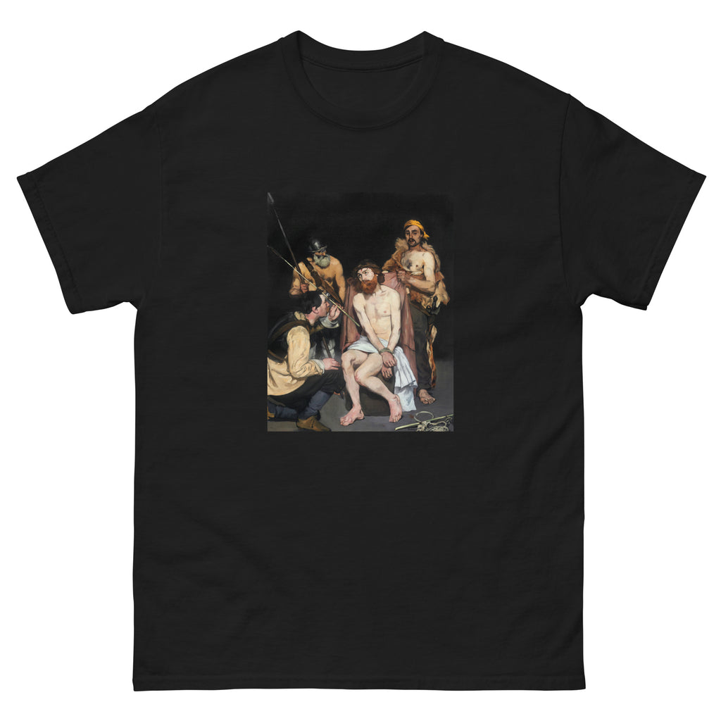 Black T-shirt Jesus Mocked - The Soldiers 1865 Essential