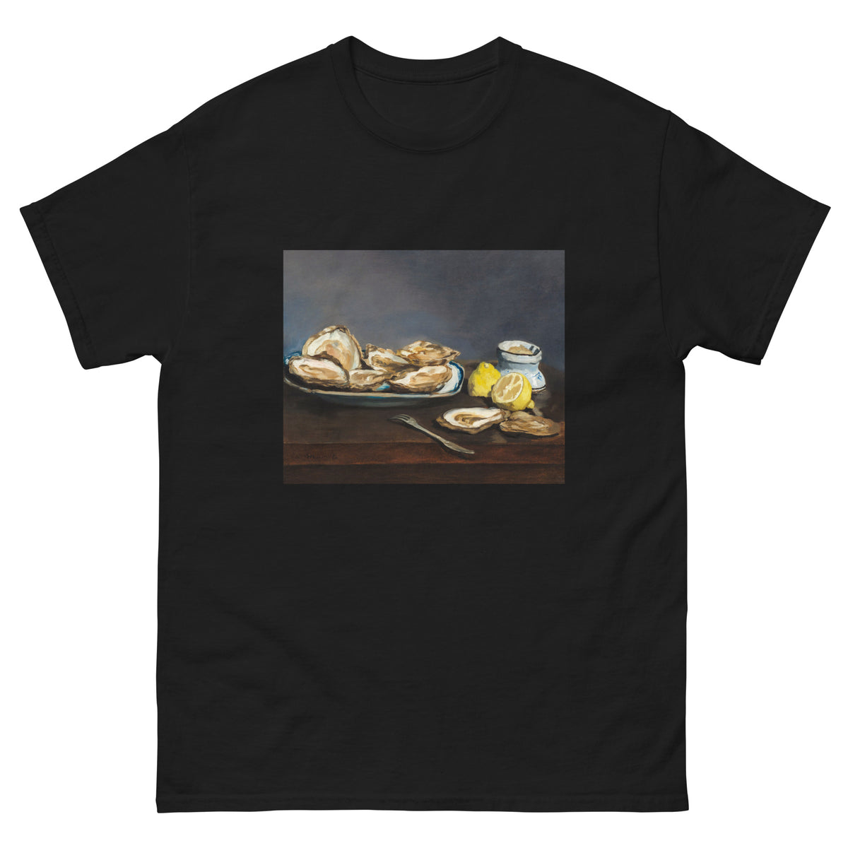Black T-shirt Oysters Essential