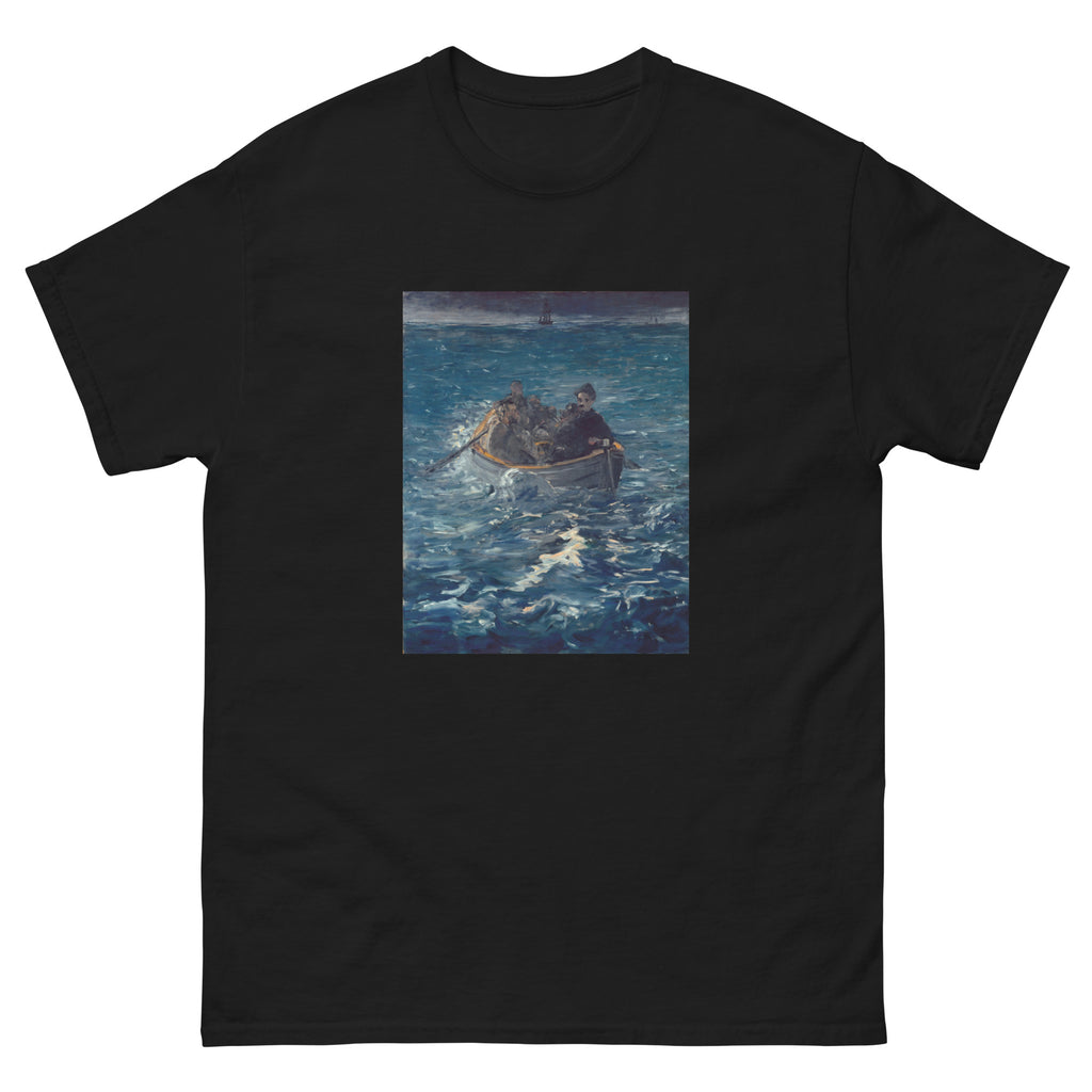 Black T-shirt The Escape Of Rochefort Edouard Manet 1881 Essential