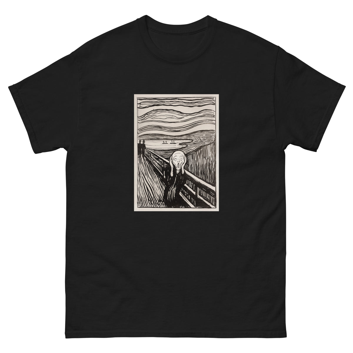 Black T-shirt The Scream Essential