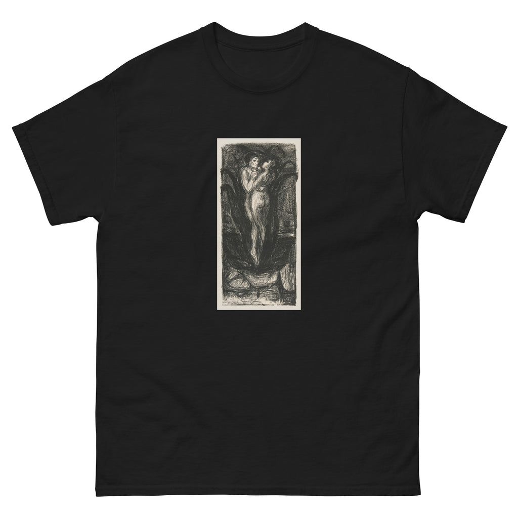 Black T-shirt The Flower Of Love Die Blume Der Liebe 1896 Essential