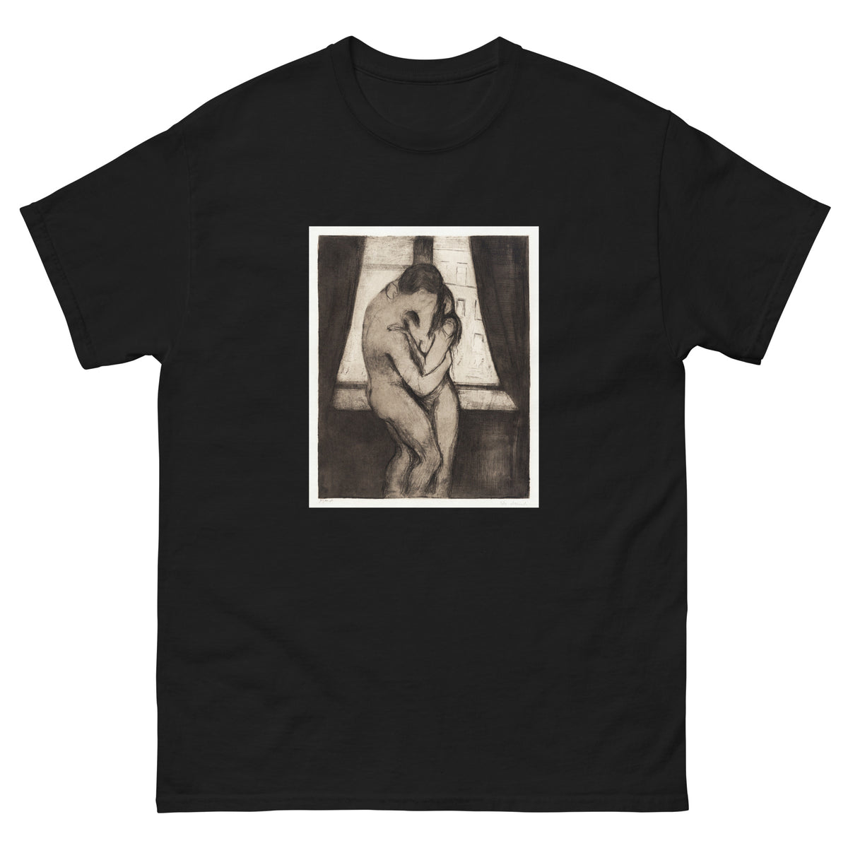 Black T-shirt The Kiss Essential