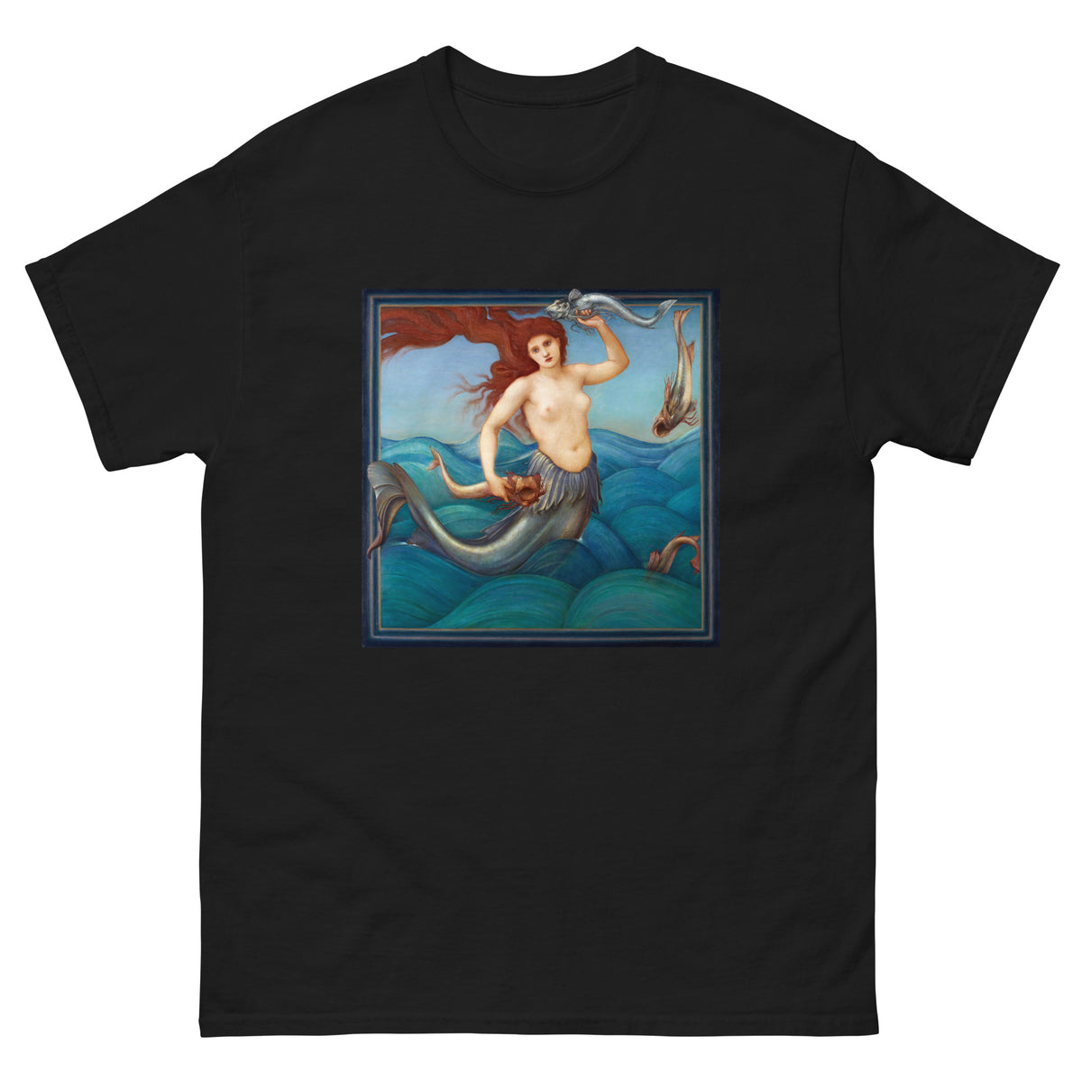 Black T-shirt A Sea-Nymph Essential