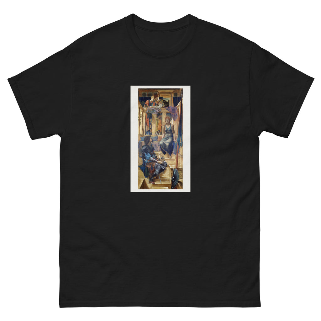 Black T-shirt King Cophetua And The Beggar Maid - Cartoon Study Essential