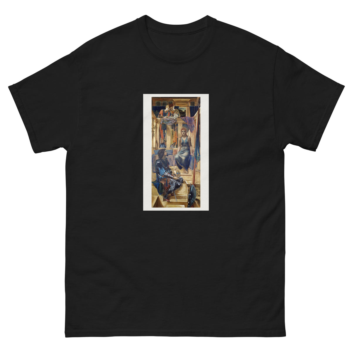 Black T-shirt King Cophetua And The Beggar Maid - Cartoon Study Essential