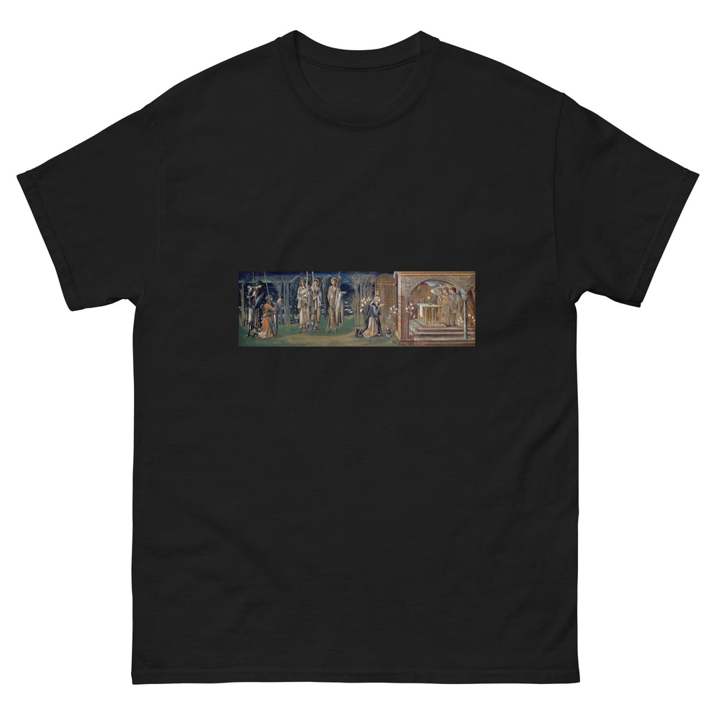 Black T-shirt Quest For The Holy Grail - Study For The Attainment Essential