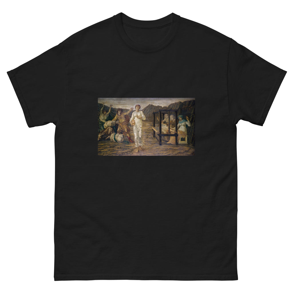 Black T-shirt Cupid And Psyche - Palace Green Murals - Psyche Set - Venus The Task 1881 Essential