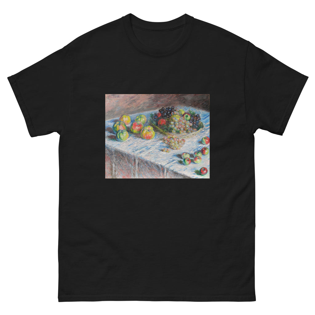Black T-shirt Apples And Grapes II Essential