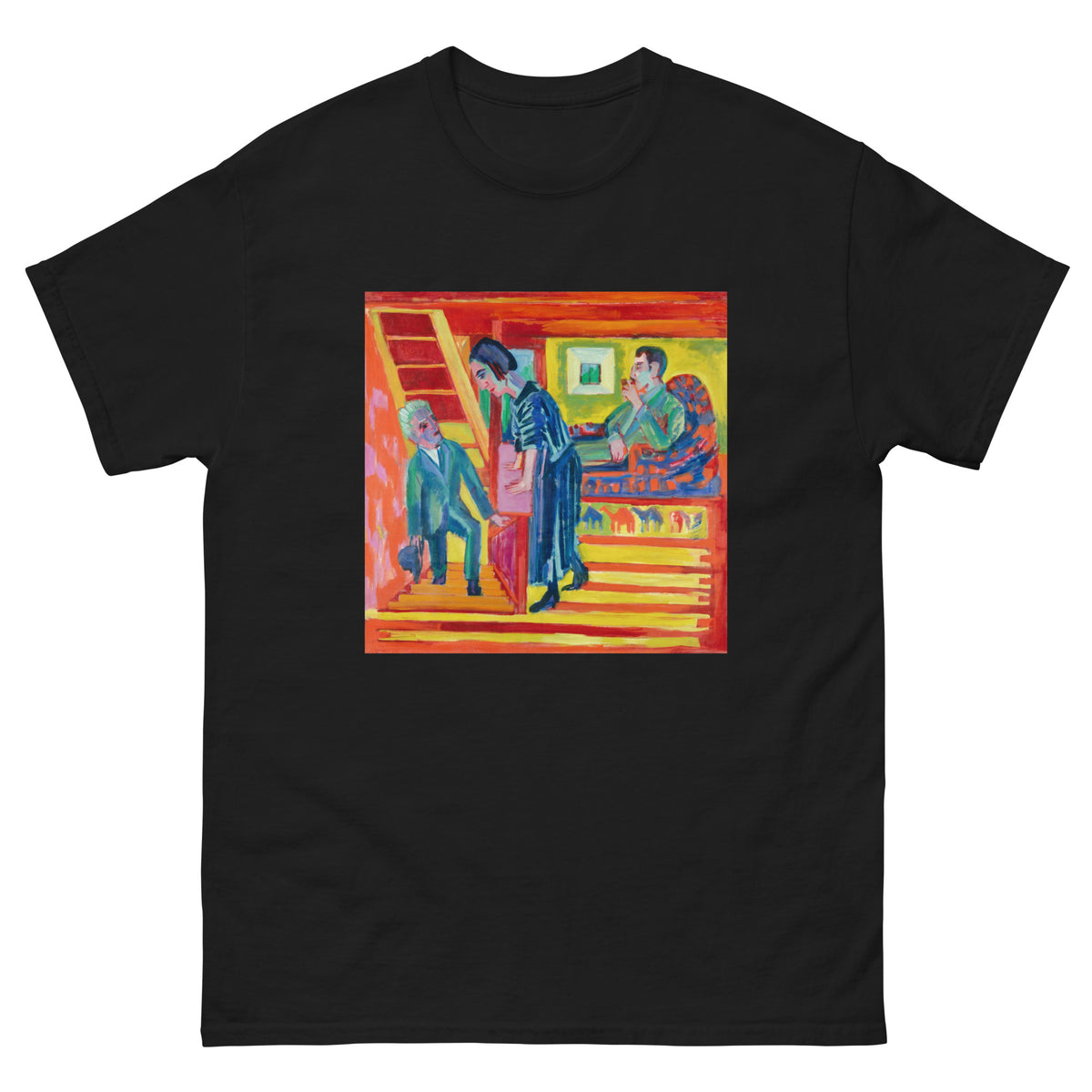 Black T-shirt The Visit - Couple And Newcomer Essential