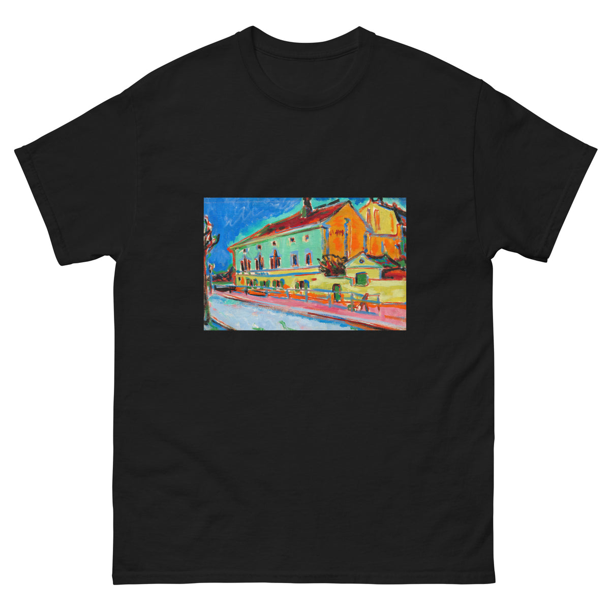 Black T-shirt Dance Hall Bellevue Obverse Essential