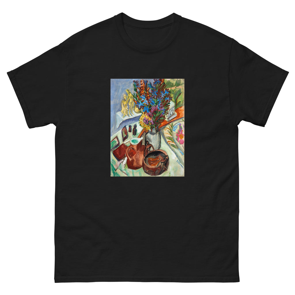 Black T-shirt Still Life With Jug And African Bowl Essential