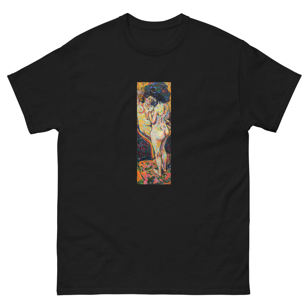 Black T-shirt Two Nudes Obverse Essential