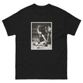 Black T-shirt Counted Out Second Stone Print Essential