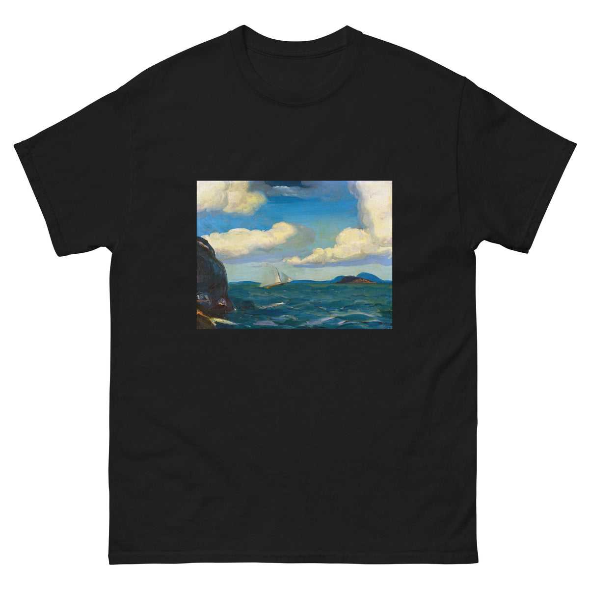 Black T-shirt A Fresh Breeze Essential