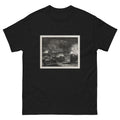 Black T-shirt Allan Donn Puts To Sea Print Essential