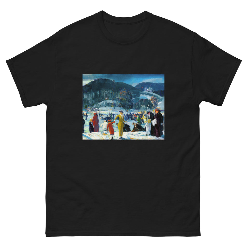Black T-shirt Love Of Winter Essential