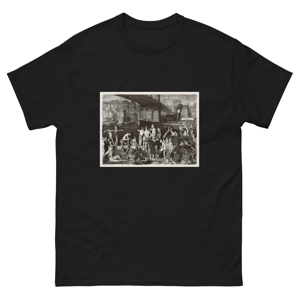 Black T-shirt Splinter Beach Essential