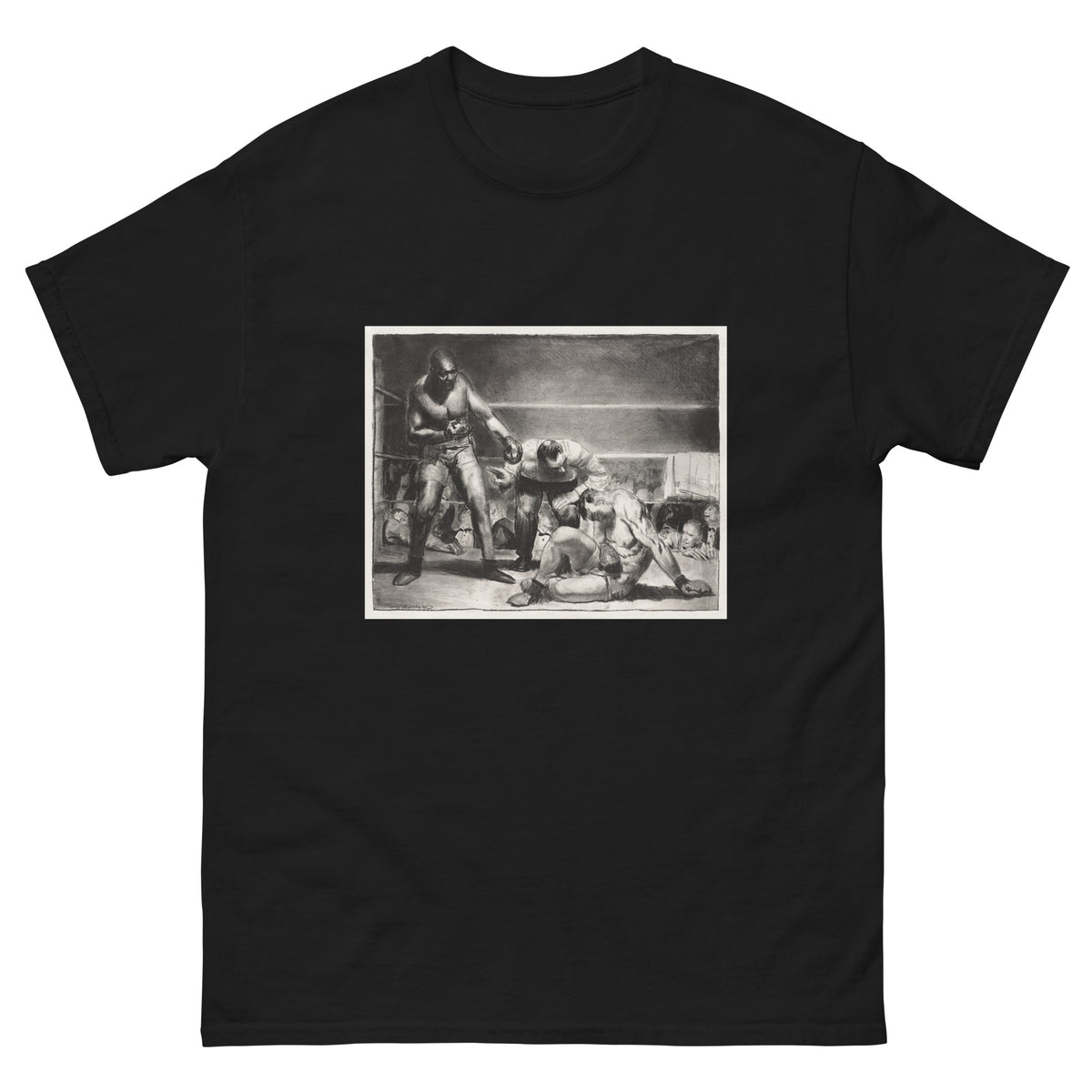 Black T-shirt The White Hope Print Essential