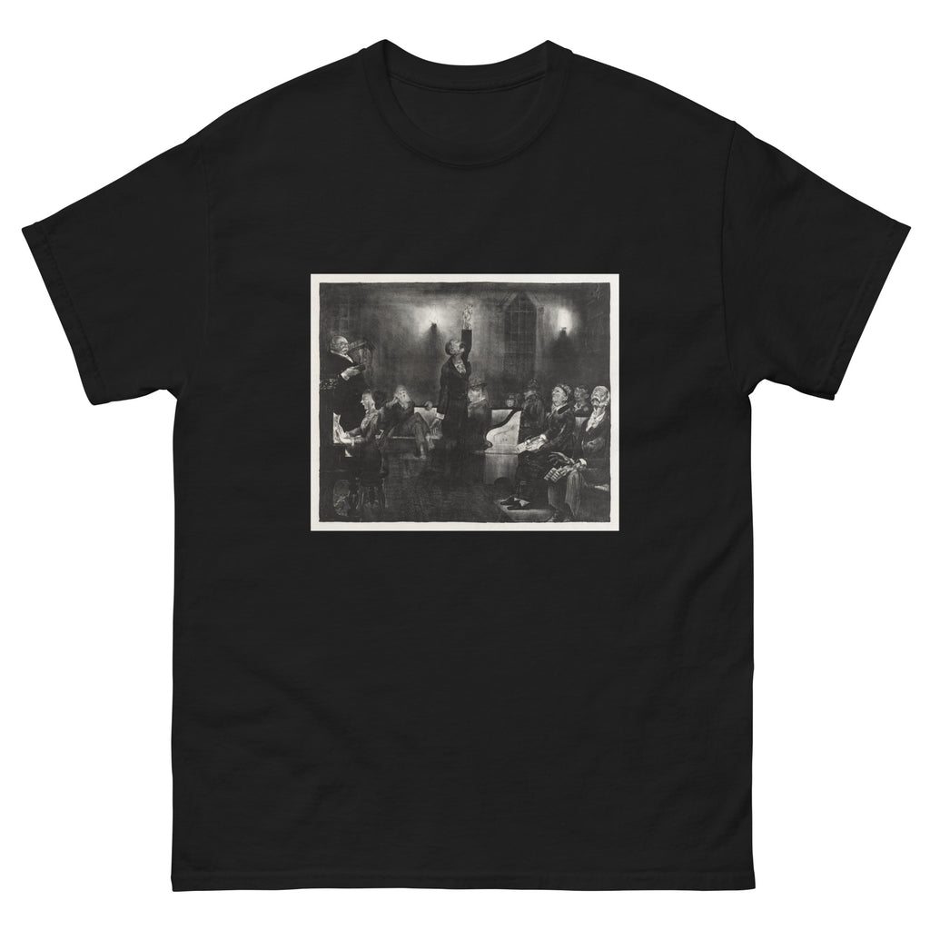 Black T-shirt Prayer Meeting Second Stone Print Essential