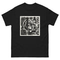 Black T-shirt Lizards Print Essential