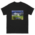 Black T-shirt Vine Clad Shore Monhegan Island Essential