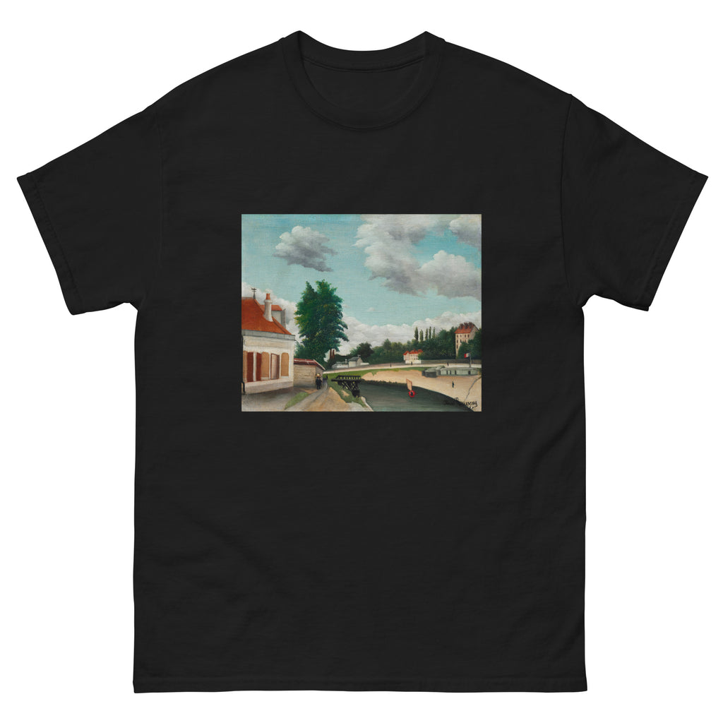 Black T-shirt Outskirts Of Paris Essential