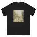 Black T-shirt River And Park Landscape Essential