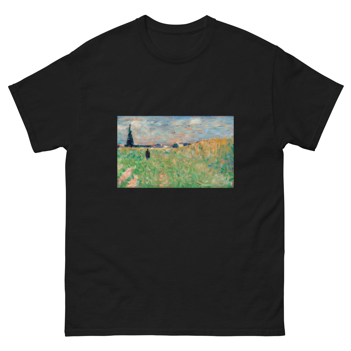 Black T-shirt A Summer Landscape Essential