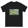 Black T-shirt The Seine With Clothing On The Bank Study For Bathers At Asnieres Essential