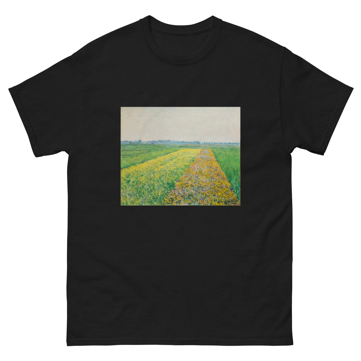 Black T-shirt The Yellow Fields At Gennevilliers Essential