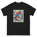 Black T-shirt Landscape With Animals Essential