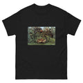 Black T-shirt Henri Rousseau The Hungry Lion Throws Itself On The Antelope Famous Painting Essential