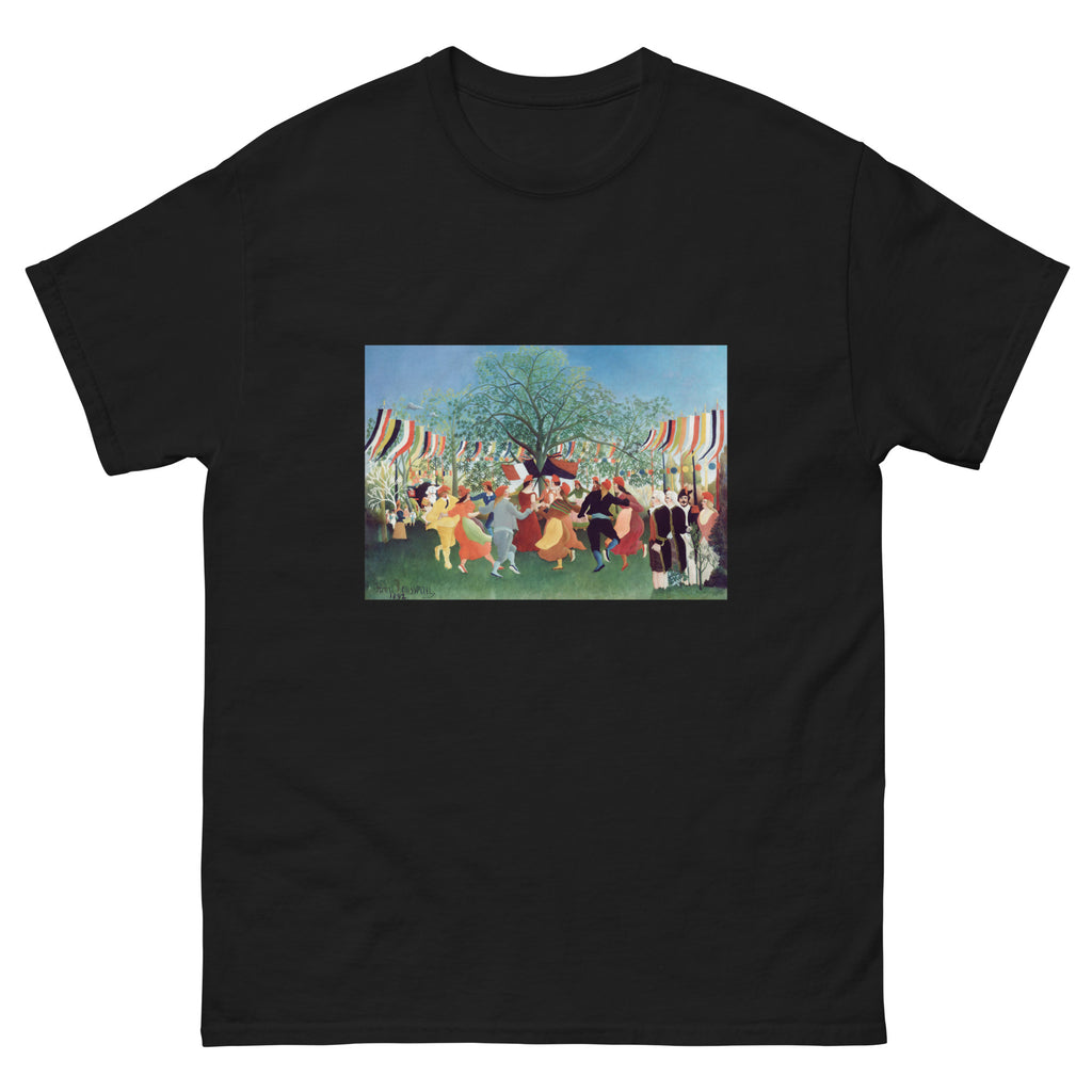 Black T-shirt Henri Rousseau A Centennial Of Independence Famous Painting Essential