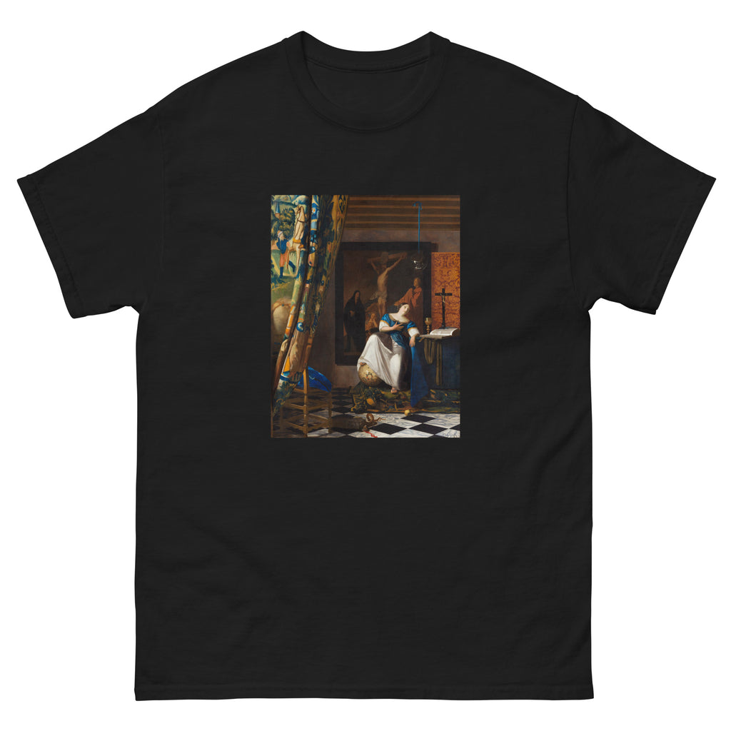 Black T-shirt Allegory Of The Catholic Faith Essential