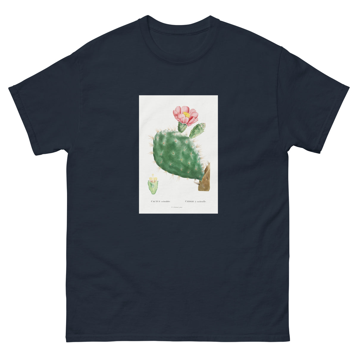 Navy T-shirt Cactus Cochenillifer Image Essential