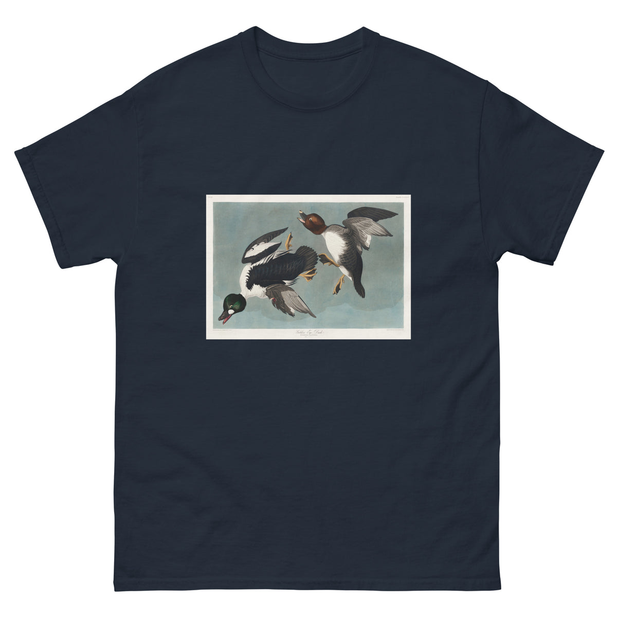 Navy T-shirt Golden-Eye Duck Essential