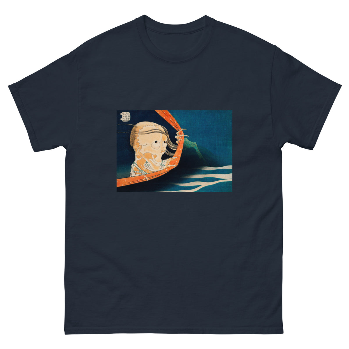 Navy T-shirt Kohala Koheiji - Katsushika Hokusai 1760 Essential