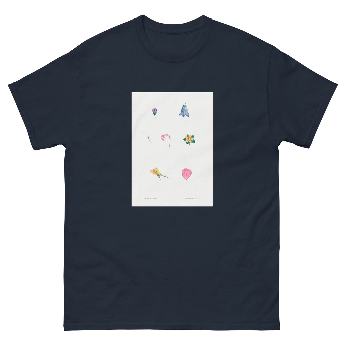 Navy T-shirt Flower Set Redoute 1759 II Essential