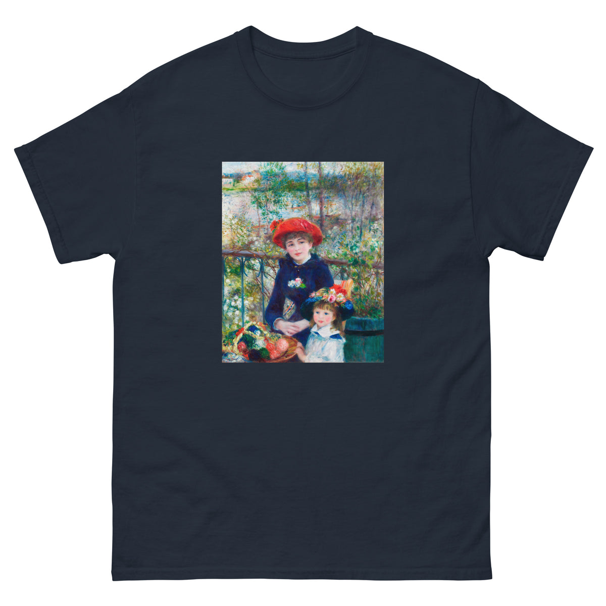 Navy T-shirt Two Sisters On The Terrace Essential