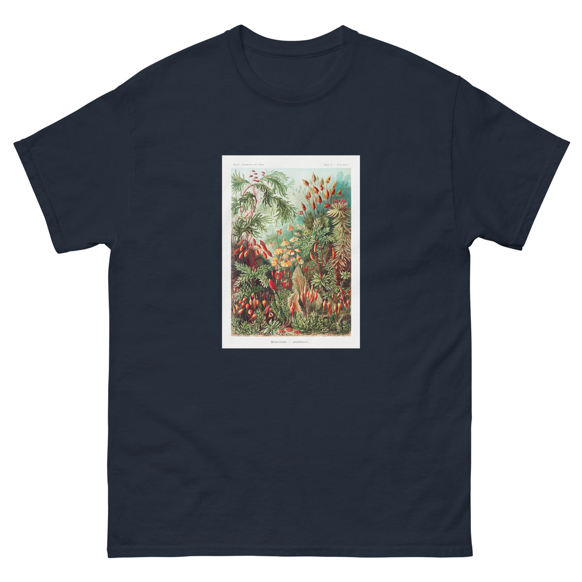 Navy T-shirt Muscinae Laubmoose A Giltsch Gem Essential