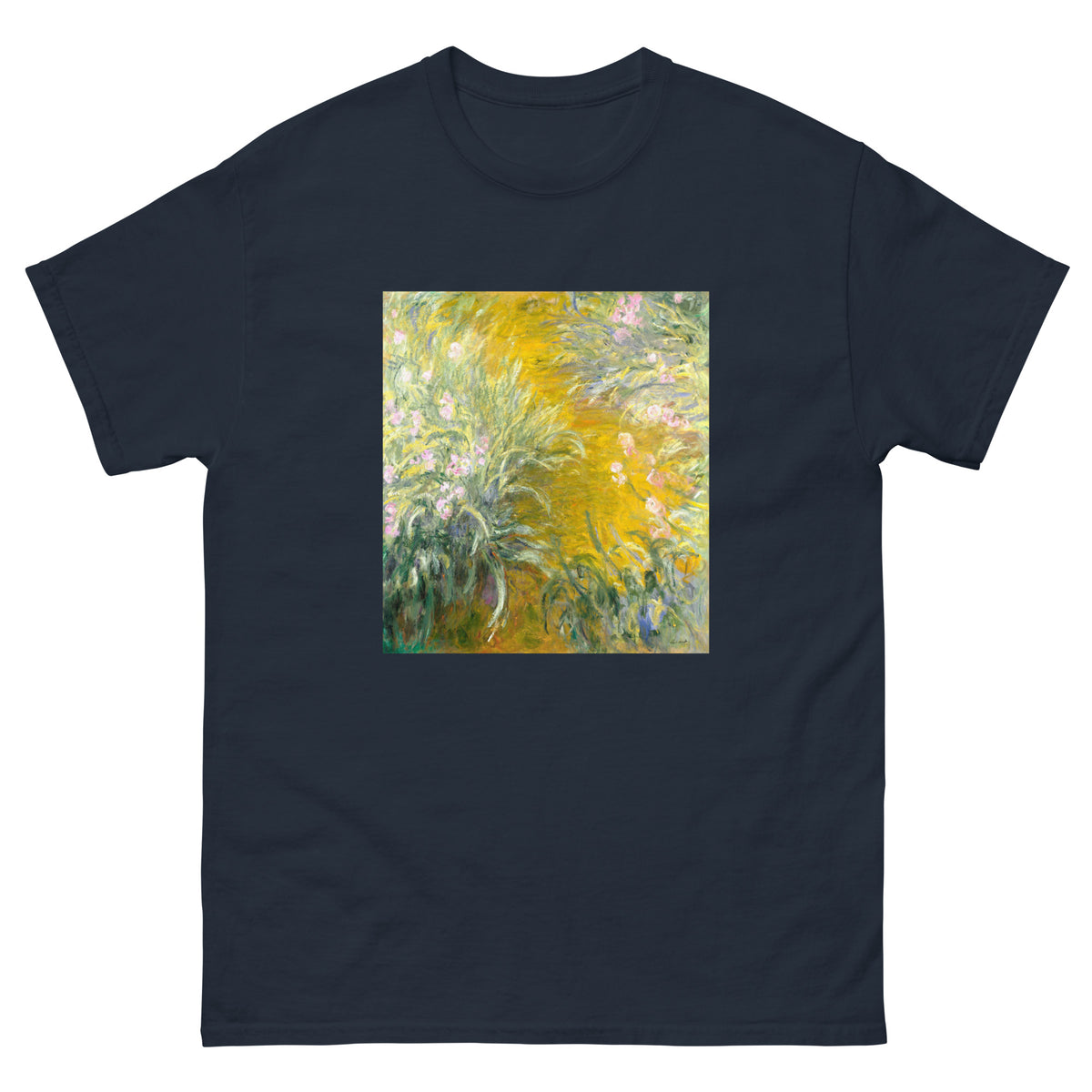 Navy T-shirt The Path Through The Irises Essential