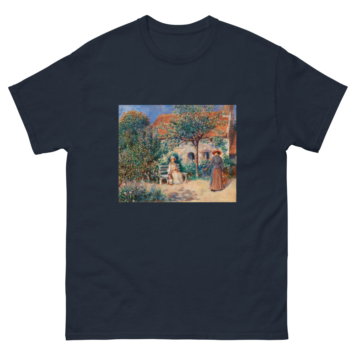 Navy T-shirt In Brittany En Bretagne Essential