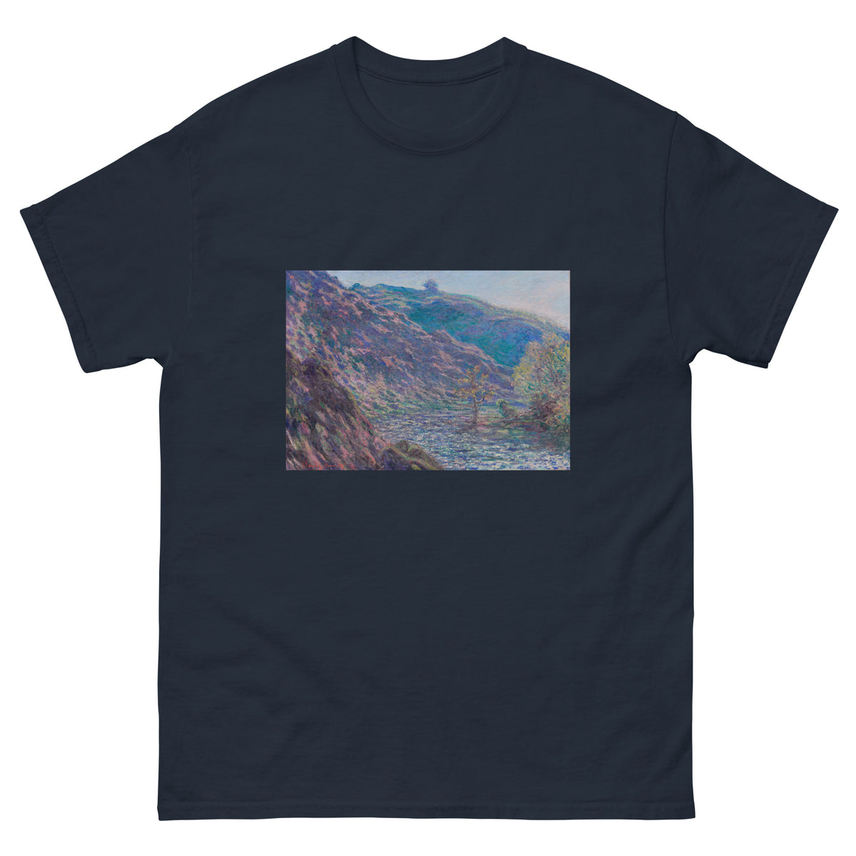 Navy T-shirt The Petite Creuse River Essential