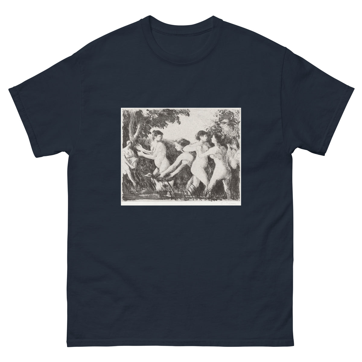 Navy T-shirt Bathers Wrestling Essential