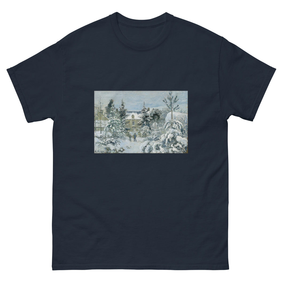 Navy T-shirt Piette House At Montfoucault Painting In High Resolution Essential