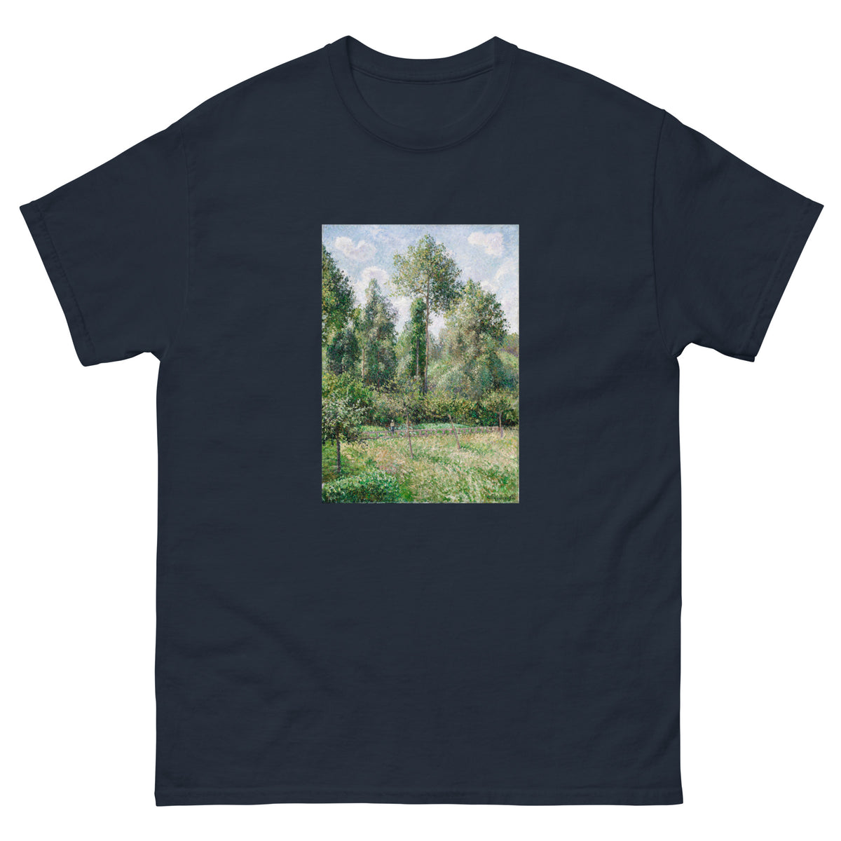 Navy T-shirt Poplars Eragny Essential