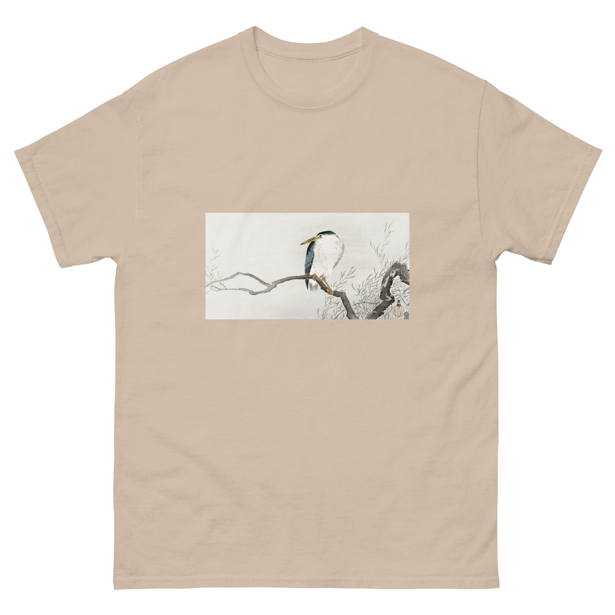 Sand T-shirt Quack On Erratic Branch - Ohara Koson 1900 Essential