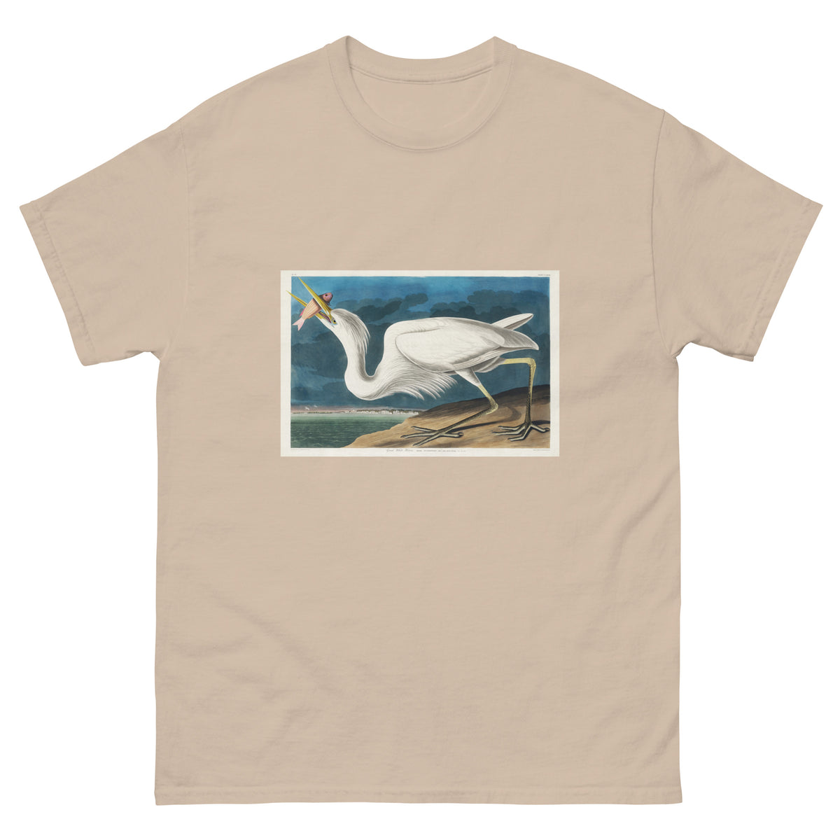 Sand T-shirt Great White Heron Essential