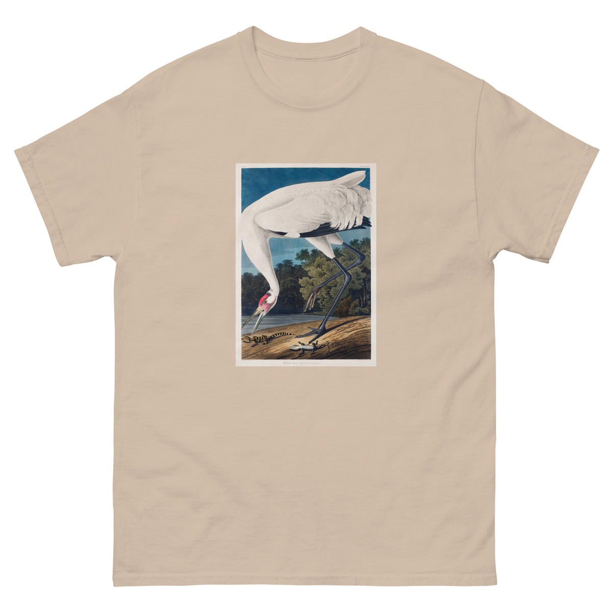 Sand T-shirt Hooping Crane Essential