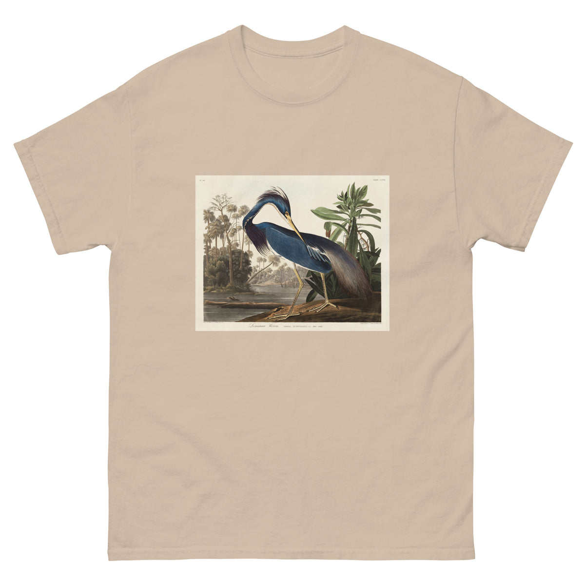 Sand T-shirt Louisiana Heron Essential